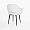 Белладжио вращающийся белый экомех ножки черные для кафе, ресторана, дома, кухни 2152492