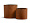 Кашпо TREEZ Effectory Corten Steel Циллиндр д-41, в-39 см 2880459