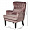 Кресло Hector дымчато-розовое (с подушкой) 1237110