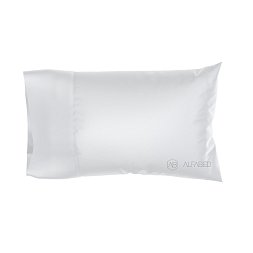 Pillow Case DeLuxe Percale Cotton Ice White Hotel 4/0