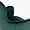 Пьемонт темно-зеленый бархат ножки черные для кафе, ресторана, дома, кухни 2081346