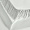 Fitted Sheet 100% Silk Sparkling Silver 3698752