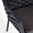 Кицбюэль плетеный темно-серый подушка ткань темно-серая, ножки темно-серый металл для кафе, ресторан 2224339