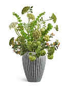 Товар Композиция "Flower Inspiration" в вазе Moho дымчато-серый песок (ELE) 1/1 добавлен в корзину