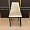 Люцерн бежевый бархат вертикальная прострочка ножки черные для кафе, ресторана, дома, кухни 2137948