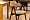 Белфаст бежевая ткань, массив бука (цвет орех) для кафе, ресторана, дома, кухни 2112114