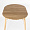 Cтол раздвижной Стокгольм круглый 110-140 см массив дуба тон натуральный для кафе, ресторана, дома,  2129458