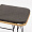 Пунта-Кана плетеный бежевый ножки металл черные подушка серая для кафе, ресторана, дома, кухни 2192066