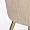 Париж бежевый бархат с вертикальной прострочкой (снаружи и внутри) ножки под золото для кафе, рестор 2088333