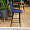 Стул Копeнгаген темно-синий бархат ножки черные для кафе, ресторана, дома, кухни 2098133