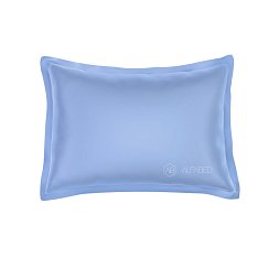 Pillow Case Royal Cotton Sateen Steel Blue 3/4