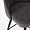 Стул Люцерн темно-серая ткань, вертикальная прострочка, ножки черные для кафе, ресторана, дома, кухн 2098029