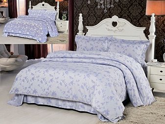 ALFABED Lux Double Face Jacquard Modal Provance Violet