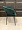 Пиза темно-зеленый бархат ножки черные матовые для кафе, ресторана, дома, кухни 1913154