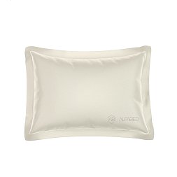 Pillow Case DeLuxe Percale Cotton Cream 5/4