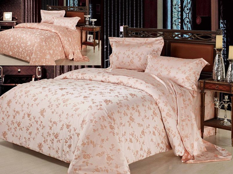 ALFABED Lux Double Face Jacquard Modal Provance Peach