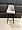 Стул Люцерн бежевый бархат, вертикальная прострочка, ножки черные для кафе, ресторана, дома, кухни 2139252