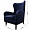 Кресло Monreale Low синее 1228309
