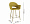 Стул Белладжио горчичный бархат ножки золото для кафе, ресторана, дома, кухни 1512853