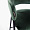 Стул Ливорно темно-зеленый бархат ножки черные матовые для кафе, ресторана, дома, кухни 1927553