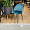 Париж серо-голубой бархат с вертикальной прострочкой (снаружи и внутри) ножки под темное дерево для  2235756