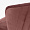 Неаполь коралловый бархат с вертикальной прострочкой ножки черные для кафе, ресторана, дома, кухни 2114641