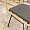 Пунта-Кана плетеный бежевый ножки металл черные подушка серая для кафе, ресторана, дома, кухни 2208715