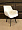 Авиано вращающийся белый экомех ножки черные для кафе, ресторана, дома, кухни 2089048