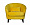 Кресло Davi велюровое желтое 1237307