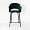 Стул Белладжио Нью вращающийся темно-зеленый бархат ножки черные для кафе, ресторана, дома, кухни 2154028