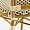 Маре плетеный бежевый ножки светло-коричневые под бамбук для кафе, ресторана, дома, кухни 2224775