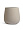 Кашпо TREEZ Effectory Beton Design-Чаша Белый песок в-35 см, д-32 см 2879386