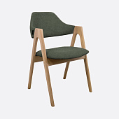 Товар Белфаст зеленая ткань, массив бука (натуральное дерево) для кафе, ресторана, дома, кухни добавлен в корзину