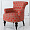 Кресло Перфетто красное 1237007