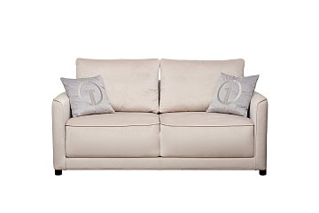 Диван Portofino 180 двухм раскл с кантом св-серый Colt030+Colt025