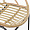 Менорка плетеный бежевый ножки металл черные для кафе, ресторана, дома, кухни 2209053