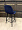 Стул Копeнгаген темно-синий бархат ножки черные для кафе, ресторана, дома, кухни 2098123