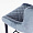 Стул CINDY серо-голубой бархат ножки черный металл для кафе, ресторана, дома, кухни 2114393