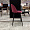 Стул Париж темно-красный бархат с прострочкой ромб ножки черные для кафе, ресторана, дома, кухни 2114145