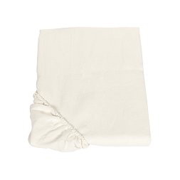 Простынь на резинке Italian Linen H30 COL.61 PANNA (Бежевый)