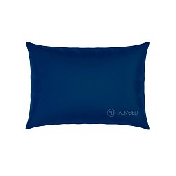 Pillow Case Royal Cotton Sateen Navy Blue Standart 4/0