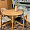 Cтол раздвижной Стокгольм круглый 110-140 см массив дуба тон натуральный для кафе, ресторана, дома,  2137093