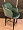 Стул Martin темно-зеленый бархат с прострочкой ножки черные для кафе, ресторана, дома, кухни 2235646