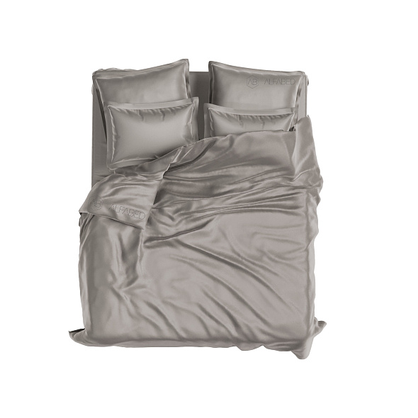 Set Royal Cotton Sateen Warm Grey