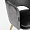 Магриб Нью темно-серый бархат ножки под матовое золото для кафе, ресторана, дома, кухни 2014539