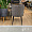 Морган серо-бежевая ткань ножки черные для кафе, ресторана, дома, кухни 2111263