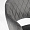 Стул Белладжио Нью вращающийся серый бархат ножки черные для кафе, ресторана, дома, кухни 1927668