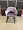 Белладжио пыльно-розовый бархат ножки черные для кафе, ресторана, дома, кухни 2138415