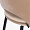 Стул Магриб New вращающийся бежевый бархат ножки черные для кафе, ресторана, дома, кухни 2014574