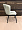Неаполь фисташковый бархат с вертикальной прострочкой ножки черные для кафе, ресторана, дома, кухни 1892129